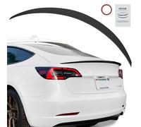 VEVOR GT Wing Car Spoiler, 48.2 inch Spoiler, Compatible with Tesla Model 3, High Strength ABS Material, Baking Paint, Car Rear Spoiler Wing, Racing Spoilers for Cars, Matte Black