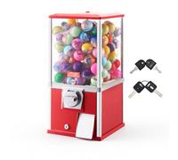 VEVOR Gumball Machine, 21 inch Candy Vending Machine Dispenser, 25-Cent Vending Machines for Shopping Malls, Supermarkets, Amusement Parks, Arcades, Holds Up to 180 1.77 inch Spherical Candies