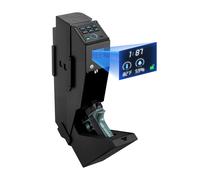 VEVOR Gun Safe, Slider Handgun Gun Safe with Screen, Fingerprint/Password/Key, 3-Way Quick Access Firearm Case Box with LED for 1 Pistol & Magazine, Mounted Gun Box for Nightstand Bedside Desk Car