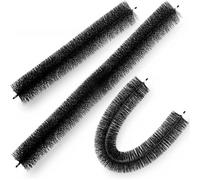 VEVOR Gutter Guard Brush With 120 FT Length Bristle, 4.33\" Dia. Gutter Brush Leaf Guard Fit for 5 Inches Gutter, Galvanized Steel Wire Gutter Brush,