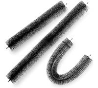 VEVOR Gutter Guard Brush with 15 FT Length Bristle, 4.33"(Dia) Gutter Brush Leaf Guard Fit for 5 Inches Gutter, Galvanized Steel Wire Gutter Brush, No Tools, DIY Gutter Leaf Guard for Keep Out Debris