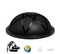 Vevor Half Exercise Ball Trainer, 23 Inch Balance Ball Trainer, 660 Lbs Capacity Stability Ball, Black Yoga Ball