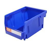 VEVOR Hanging Stackable Storage Bin Plastic Organizer Garage Box 24 PCS Blue/Red