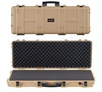VEVOR Hard Rifle Case 1066 mm Gun Storage Case IP67 Waterproof & Dustproof Khaki