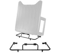 VEVOR Hardtop Storage Cart, Moveable Sturdy Hard Top Cart, with 3-Adjustable Holes & Thickened Soft Padding, Hardtop Storage Rack with Powder Coating, Fit for Jeep Wrangler TJ, JK, JL, JT