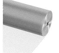 VEVOR Hardware Cloth, 1/4 inch 48in x 50 ft 23 Gauge, Hot Dipped Galvanized Wire Mesh Roll, Chicken Wire Fencing, Wire Mesh for Rabbit Cages, Garden, Small Rodents