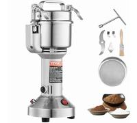 VEVOR HC-150 Grain Grinder, Stainless Steel 403, Silver