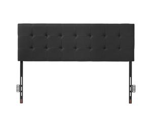 VEVOR Headboard, Queen Size Headboard with Adjustable Height, Comfortable Diamond Tufted for Queen Size Bed, W62.2 x H(42.72-54.53) x D2.76 in, Ideal for Bedroom, Hotel, Homestay, Dormitory, Black
