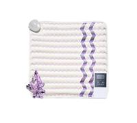VEVOR Heat Mat for Therapy with Amethyst Jade Infrared Far Infrared Negative Ions Temperature 39℃-70℃, Timer 0-720min, Back Pain Relief Mat 460x460mm