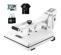 VEVOR Heat Press, 15x15 Heat Press Machine, Fast Heating, High Pressure Heat Press Machine for T Shirts, Power Digital Industrial Sublimation Printer