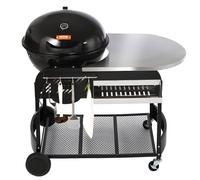 VEVOR Heavy Duty Charcoal Grill 21 Inch With Cover & Cart in Black VEVOR Black