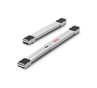 VEVOR Heavy Duty Furniture Appliances Rollers, 660 lbs Total Load, Extendable Appliance Rollers Mobile Washing Machine Base, Fridge Stand Dolly Movers for Refrigerators, Dryers, Dishwashers, White