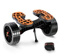 VEVOR Heavy Duty Kayak Cart, 320lbs Load Capacity, Detachable Canoe Trolley Cart with 10'' Solid Tires, Adjustable Brackets & Nonslip Support Foot, for Kayaks Canoes Paddleboards Float Mats Boats