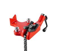 VEVOR Chain Tube Vise 1/4"-6" Tube Capacity, 28" Heavy Duty Chain and Cast Iron Base, Industrial Grade Pipe Clamp for Plumbing, Auto Repair, Metal Processing