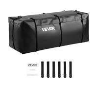 VEVOR Hitch Cargo Carrier Bag, Waterproof 840D PVC, 59.84 x 24.02 x 24.41 in (20 Cubic Feet), Heavy Duty Cargo Bag for Truck Bed Storage with 6 Reinforced Straps, Suitable for Car Vans Hitch Basket
