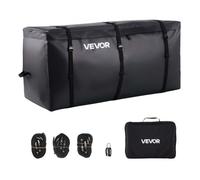 VEVOR Hitch Cargo Carrier Bag, Waterproof 840D PVC, 60.24 x 24.02 x 35.94 in (30 Cubic Feet), Heavy Duty Cargo Bag for Truck Bed Storage with Reinforc