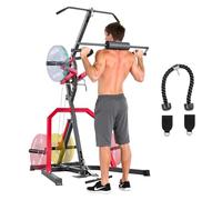 VEVOR Home Gym Equipment, Leverage Gym with 2:1 Ratio LAT Low Row System, Strength Training Machine for Squats Deadlifts Bench Press Bicep Curls, Home Gym Machine, Adjustable Full Body Workout Station