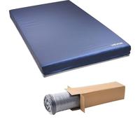VEVOR Hospital Bed Mattress, 650 lbs Load, Long Term Care Pressure Redistribution Medical-Grade Dual Layer Foam Mattress, Waterproof for Bedsore Treatment Nursing Homes and Home Care, 42 x 80 x 6 in