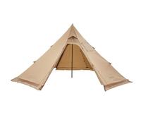 VEVOR Hot Tent for 4 Persons, Portable Winter Tipi Tent with Stove Jack, Waterproof Canvas Camping Tents, Lightweight 4 Season Shelter Tents for Hiking Fishing Backpacking, M Size