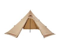 VEVOR Hot Tent for 4 Persons, Portable Winter Tipi Tent with Stove Jack, Waterproof Canvas Camping Tents, Lightweight 4 Season Shelter Tents for Hiki
