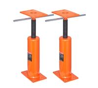 VEVOR House Floor Jacks, 2 Pack, 12"-16" Height Range, 9700 lbs Max Load Capacity Per Unit, Adjustable Support Beam Basement Jack Post Pole for Leveling, Steel Telescoping Jack for Temporary Support