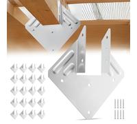 VEVOR Hurricane Ties for Rafter, Inner Size 5.31x1.57x2.48 in / 135x40x63 mm, Heavy Duty Hurricane Straps, Heavy Duty Rafter Ties Brackets Joist Hangers for Roof Beam Wooden Construction, 25 Pcs