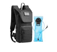 VEVOR Hydration Backpack, Water Backpack with 3L TPU Water Bladder, Tactical Molle Hiking Hydration Pack with Storage for Men Women, Hydro Water Daypa