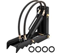 VEVOR Hydraulic Backhoe Thumb, 18 inch 1/2" Thickness Heavy Duty Excavator Thumb, Black Steel Weld On Thumb Attachments with Hydraulic Cylinder, Mechanical Hydraulic Thumb for Backhoe/Excavator