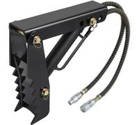 VEVOR Hydraulic Backhoe Thumb, 45.72 cm 12.70 mm Thickness Heavy Duty Excavator Thumb, Black Steel Weld On Thumb Attachments with Hydraulic Cylinder,