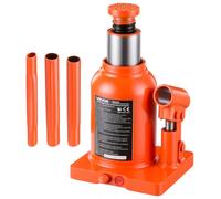 VEVOR Hydraulic Bottle Jack 12 Tons for Truck Camper Van | Lifting Range 152-272 mm, Vehicle Repair, Pickup, Garage, Workshop, with 3 Section Handle, Orange