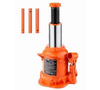 VEVOR Hydraulic Bottle Jack, 20 Ton/44092 lbs Welded Bottle Jack with 6.69''-12.6'' Lifting Range & 3-Section Long Handle, for Car, Pickup, Truck, RV, Auto Repair, Industrial Engineering