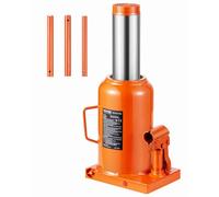 VEVOR Hydraulic Bottle Jack, 50 Ton/110231 lbs Welded Bottle Jack with 11''-17.32'' Lifting Range & 3-Section Long Handle, for Car, Pickup, Truck, RV, Auto Repair, Industrial Engineering