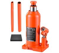 VEVOR Hydraulic Bottle Jack Load 12 Tons for Garage Workshop | Lifting Stroke 230 to 440 mm, Multi-directional Jack with Long Handle, Saloon, SUV, Pickup, Truck, Bus