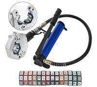 VEVOR Hydraulic Crimping Pliers, Model FS-7842 Separable Pedal Hydraulic Crimper, Aluminum Alloy Crimping Pliers Kit 7 Dies, Multilayer Pressure Force Crimper