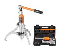 VEVOR Hydraulic Gear Puller, 5 Ton Max Capacity Wheel Bearing Pulling Separator, 2 or 3 Jaws Puller, Vertically and Horizontally, 8" Jaw Hydraulic Puller with Case for Pulling Hubs