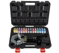 VEVOR Hydraulic Hose Crimper Hydra-Krimp 71500, Manual AC Hose Crimper Kit Air Conditioning Repair Handheld, Hydraulic Hose Crimping Tool with 7 Die Set for Barbed and Beaded Hose Fittings