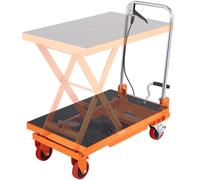 VEVOR Hydraulic Lift Table Cart 330 lbs Manual Single Scissor Lift Table 28.5"