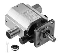 VEVOR Hydraulic Log Splitter Pump, 16GPM, 2 Stage 4000PSI Wood Log Splitter Pump, 1'' Inlet 1/2'' NPT Outlet 3600 RPM Aluminum Hydraulic Gear Pump, for Small Engine Mounting Log Splitters Snowplow
