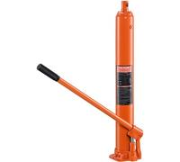 VEVOR Hydraulic Long Ram Jack, 4 Ton Engine Hoist Cylinder with Single Piston Pump And Flat Base, Hydraulic Ram Cylinder for Engine Lift Hoists, Hydra