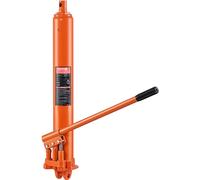 VEVOR Hydraulic Long Ram Jack, 8 Ton Engine Hoist Cylinder with Double Piston Pump And Clevis Base, Hydraulic Ram Cylinder for Engine Lift Hoists, Hydraulic Garage/Shop Cranes, Mechanical, Farm