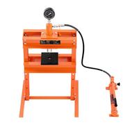 Vevor Hydraulic Shop Press, 10T H-Frame Shop Press With Press Plate H-Shaped Base, For Bending, Straightening & Stamping
