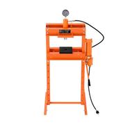 Vevor Hydraulic Shop Press, 20 T H-Frame Pneumatic Shop Press With Press Plate, Stable Garage Floor Adjustable Press