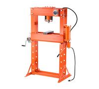 VEVOR Hydraulic Shop Press, 50 T H-Frame Pneumatic Shop Press with Press Plate & Triangular Support, Stable Garage Floor Adjustable Hydraulic Press wi