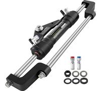 VEVOR Hydraulic Steering Cylinder 300HP, Hydraulic Steering Front Mount Hydraulic Outboard Marine Steering Kit Without Hydraulic Hose and Helm for Out