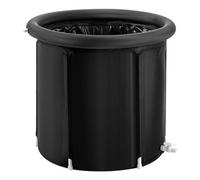 VEVOR Ice Bath Tub, 85 cm Long Cold Water Therapy Plunge Tub for Athletes, Portable Outdoor Ice Barrel Plunge Pool for Recovery, 398L Inflatable Folding Bathtub with Cover, Home Ice Pod for Adult