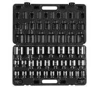 VEVOR Impact Socket Set - 3/4 Inch Drive, 29 Piece, 6-Point Sockets, CR-M0, SAE 3/4 inch - 2-1/2 inch, Storage Cage