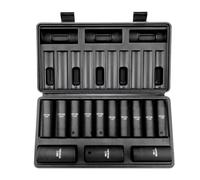 VEVOR Impact Sockets Set 13pcs Metric 6-Point 1/2in Drive Bit Ratchet Tool Kit