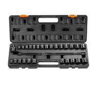 VEVOR Impact Sockets Set 29pcs 6-Point 3/8in Drive Bit Ratchet Tool Kit Case