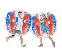 VEVOR Inflatable Bumper Balls 2-Pack, 4FT/1.2M Body Sumo Zorb Balls for Kids & Teens, Durable PVC Human Hamster Bubble Balls for Outdoor Team Gaming Play, Bumper Bopper Toys for Playground, Yard, Park