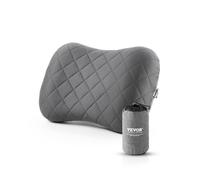 VEVOR Inflatable Camping Pillow 5-Inch Thickened Travel Pillow Soft Backpacking Pillows with Removable & Washable Cover Storage Bag Lightweight a